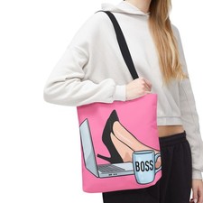 Boss Lady Laptop Heels Tote
