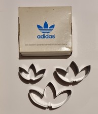 Extremely Rare ADIDAS ORIGINALS COOKIE CUTTER SET - Set Of 3 Cutters In Orig Box