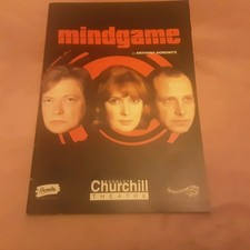 "Mindgame" Churchill Theatre Programme Bromley 1999 Autographed By  3x members