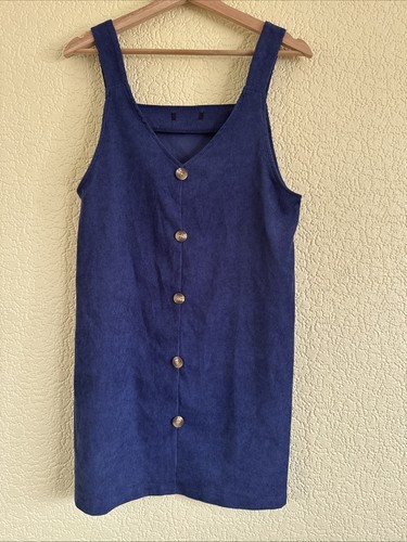 Shein women blue pinafore - shein,