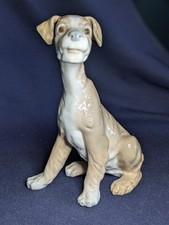 LLADRO SITTING SETTER DOG