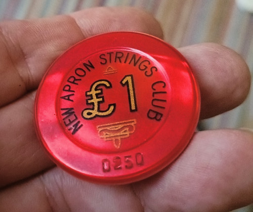 Vintage casino chips - vintage, £1