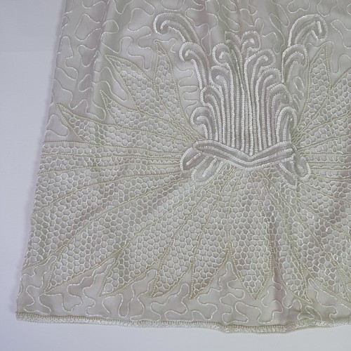Vintage silk beaded sequin - beaded,