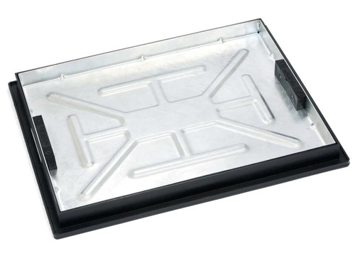Galvanised recessed manhole - galvanised,