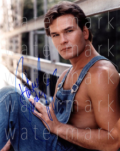 Patrick swayze signed 8x10 - patrick,