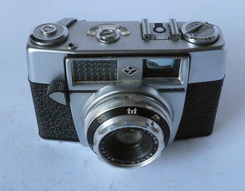 Old vintage camera agfa optima - vintage,