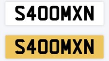 SAMAN Private number plate cherished registration S400 MXN personal car reg