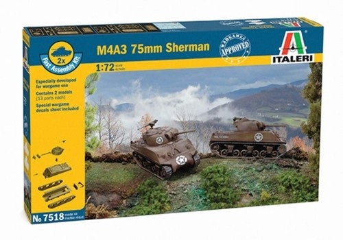 Italeri 7518 m4a3 - 7518,