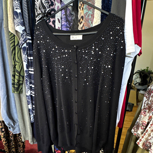 Bhs black knit round neck - knit,