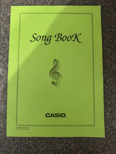 Casio keyboard song book - song,