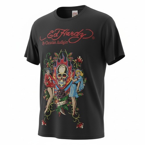 Mens hardy tshirt black - hardy,