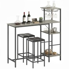 HOMCOM 3Pcs Breakfast Bar
