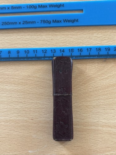 Vintage brown red leather - brown,