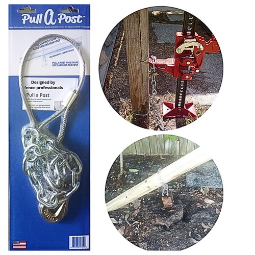 Fence post removal tool - post, pull