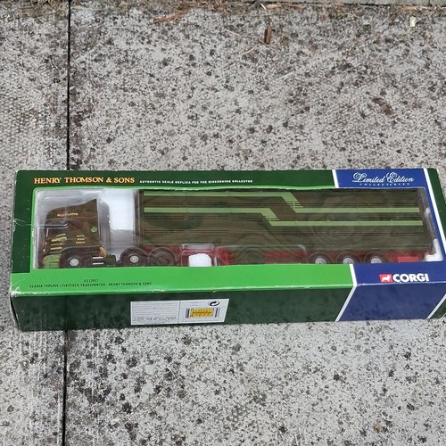 Corgi scania topline livestock - scania,