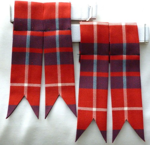 Kilt flashes tartan hamilton - flashes,