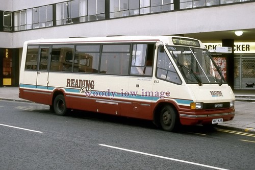 Pu3689 reading bus no - -, no.613