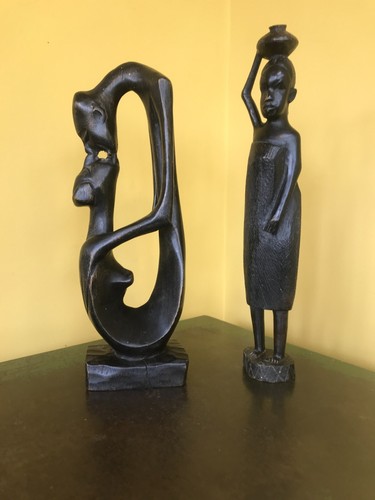 African figurines couple - figurines, of