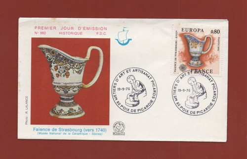 Fdc 1976 faience from - 1976,