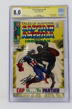 Marvel 1968 Tales of Suspense #98 Signed by Stan Lee CGC 8.0 Black Panther