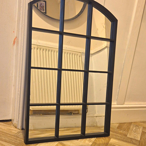 Arched black matte framed - black, wall