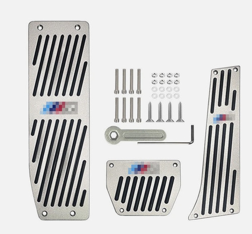 Aluminium pedal set - aluminium,