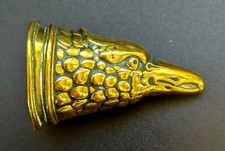 Antique Brass Candle Snuffer