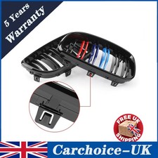 GRILL Fitment for BMW E60 E61 5 Series 03-10 NEW GLOSS BLACK M5 Style UK M Color