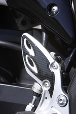 Suzuki Genuine Sport Hayabusa 2013-16 Heel Plate Set Carbon Look 990D0-15H01-PAD
