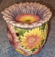 Yankee Candle Ceramic Floral Daisy Wax Oil Melt Burner