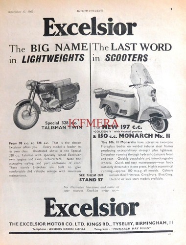 Excelsior talisman twin - excelsior, 'talisman
