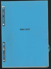 Honda MBX125F (84-85) Factory Shop Repair Manual Book MBX 125 F JC10 ATAC EN11