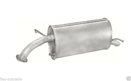 Exhaust rear muffler - exhaust,