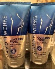 Avon Works 2x Cooling Tone Anti-Cellulite Gel Cold Therapy Complex Discontinued