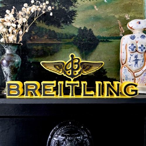 Breitling watch logo display - logo,