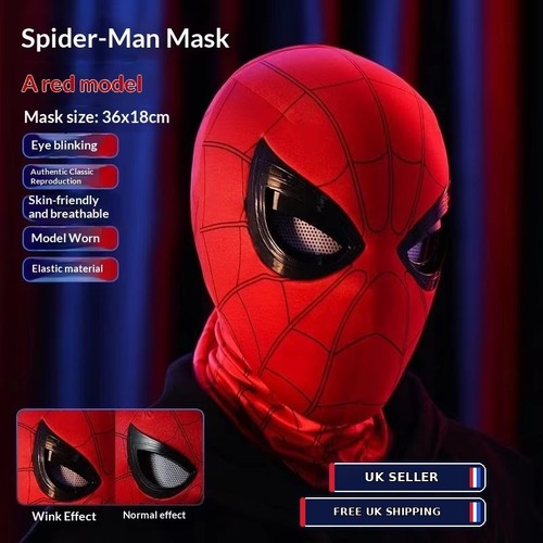 Spider man mask moving eyes - moving,