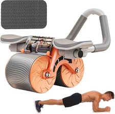 Rebound Abdominal Roller Wheel with Elbow Support 2In1 Ab Roller Wheel Home Gym