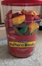 Learning Resources Pattern Blocks and Activity Cards (250 blocks in 6 colours)