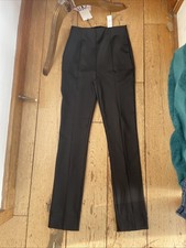 Zara Black Neoprene Trousers