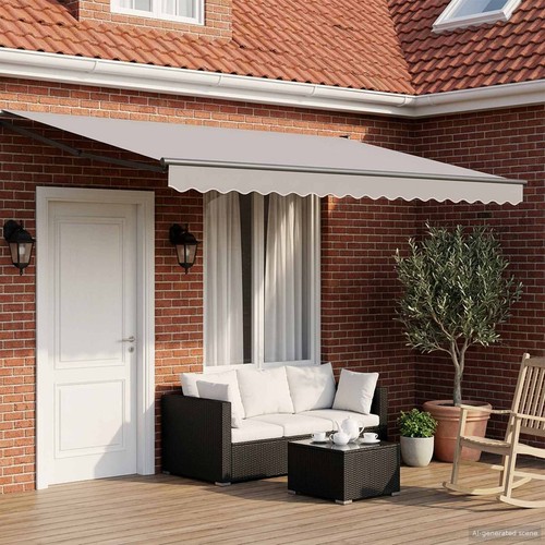 Electric retractable awning - retractable,