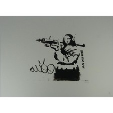BANKSY "MONA LISA BAZOOKA"