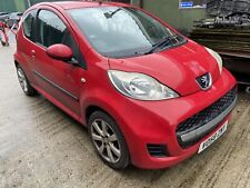 2005-2012 PEUGEOT 107 1.0 VVTI PETROL 3 DOOR IN RED KJH BREAKING SPARES PARTS