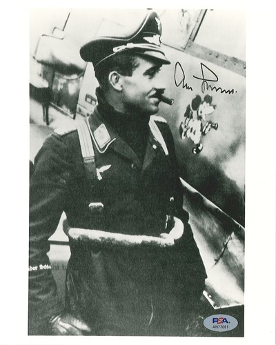 Adolf galland signed - 8x10, (d)