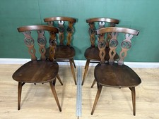 Mid Century ERCOL Set Of 4x Chairs-Courier Delivery 