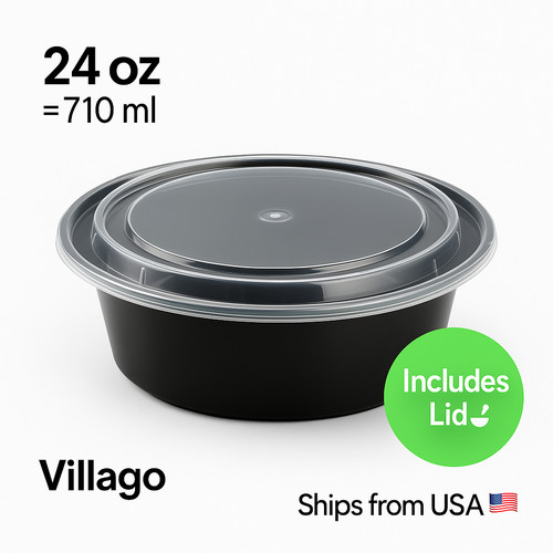 Round food containers - food,