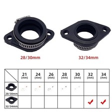 Carburetor Intake Manifold Adapter For PWK 28mm 30mm Fit for ATV UTV Dirt Bikes