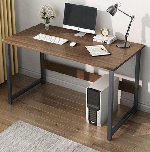 Wooden computer desk home - computer,