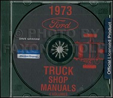 1973 Ford Truck Shop Manual CD