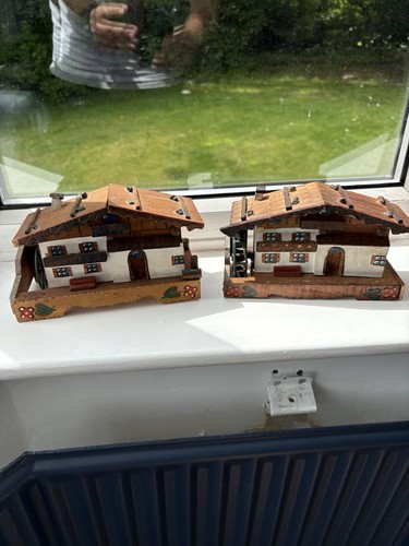 Pair vintage german wooden - pair, of