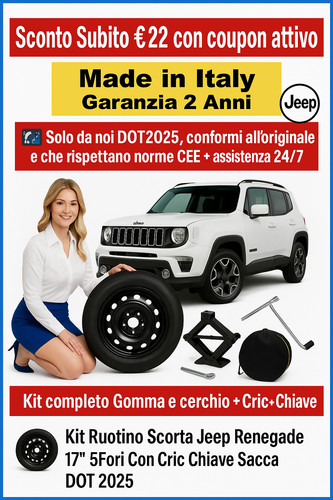 Jeep renegade spare wheel - jeep,